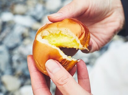 クリームパンのとろけるクリームも絶品!