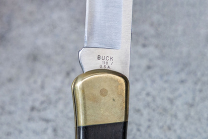 バック110 フォールディングナイフ（刻印）