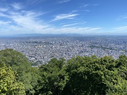 藻岩山・山頂からの景色