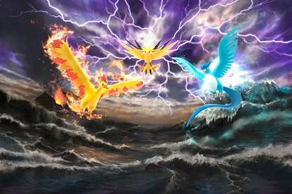 バンダイ「ポケモンスケールワールド カントー地方 フリーザー&サンダー&ファイヤー」