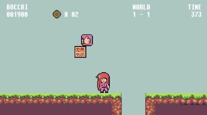 “『ぼっち・ざ・ろっく!』をスーパーマリオ化してみた!