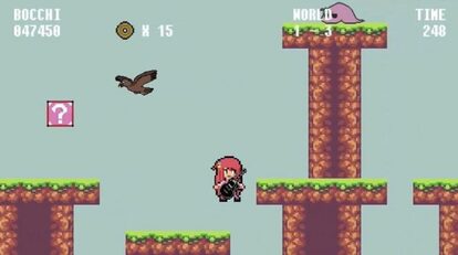 “『ぼっち・ざ・ろっく!』をスーパーマリオ化してみた!