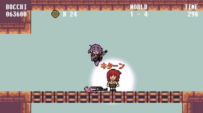 “『ぼっち・ざ・ろっく!』をスーパーマリオ化してみた!