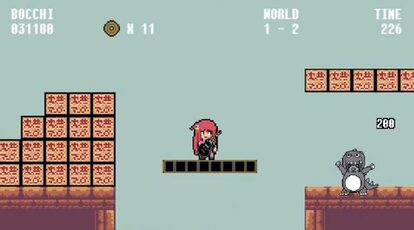 “『ぼっち・ざ・ろっく!』をスーパーマリオ化してみた!
