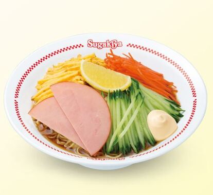 スガキヤ「冷しラーメン」