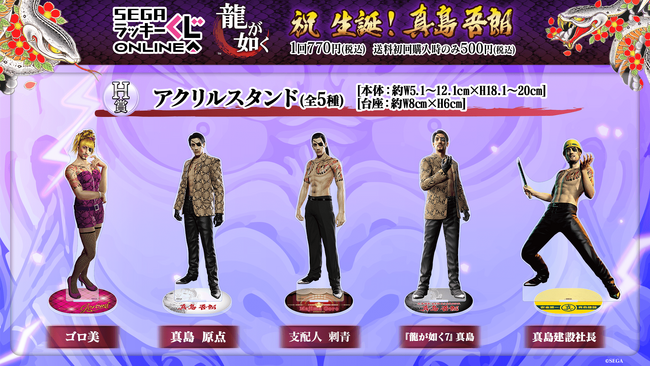 賞品ぜーんぶ、真島の兄さん！破天荒で狂気的な、真島の魅力が