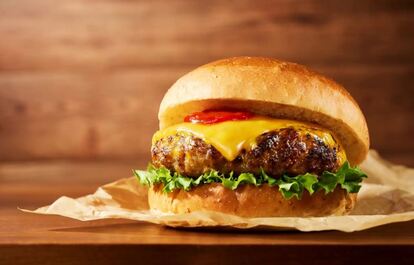 イオンリテール「肉の旨味あふれるチーズバーガー」