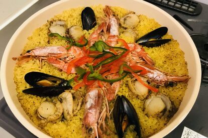 フライパンで作る海鮮パエリアキット