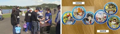 来たときよりも美しく!釣り場に感謝を込めてごみ拾い 子吉川はぜ釣り大会で釣り人たちとの清掃活動を実施