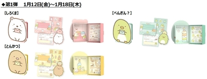 ハッピーセット「すみっコぐらし」第1弾「しろくま」「ぺんぎん?」「とんかつ」