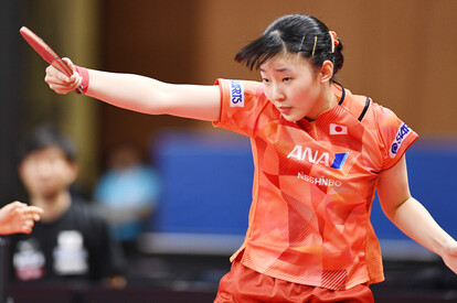 女子の張本美和は昨年に早田、平野、伊藤を撃破するなどブレイク。15歳らしからぬ総合力の高さが評価されている