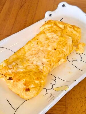 おでんの残り汁で作った卵焼き