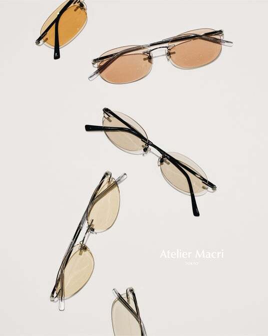 Atelier Macri』から初のアイウェアコレクション【RIMLESS】が