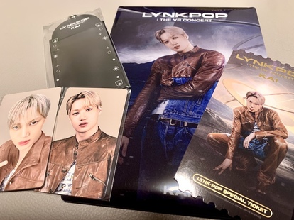 入場特典にホクホク