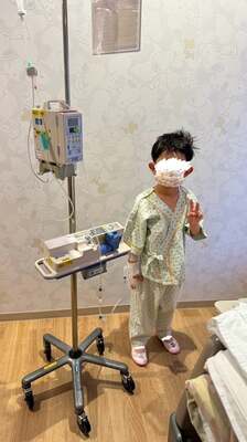 【写真・画像】 蒼井そら、緊急手術を受けた次男の経過を報告「尿道カテーテルも取れて動けるようになった」 1枚目