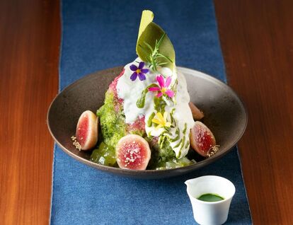 【ニッコースタイル名古屋】西尾産抹茶とイチジクのかき氷『ふわふわふるーる』を2024年7月1日より提供