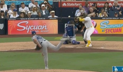 【写真・画像】アイツは一体、誰なんだ…!? ネット上で話題沸騰! ホームランボールが直撃した“熱狂的すぎるファン”が話題に「ボールあげたれw」「全世界に広められてる」 1枚目