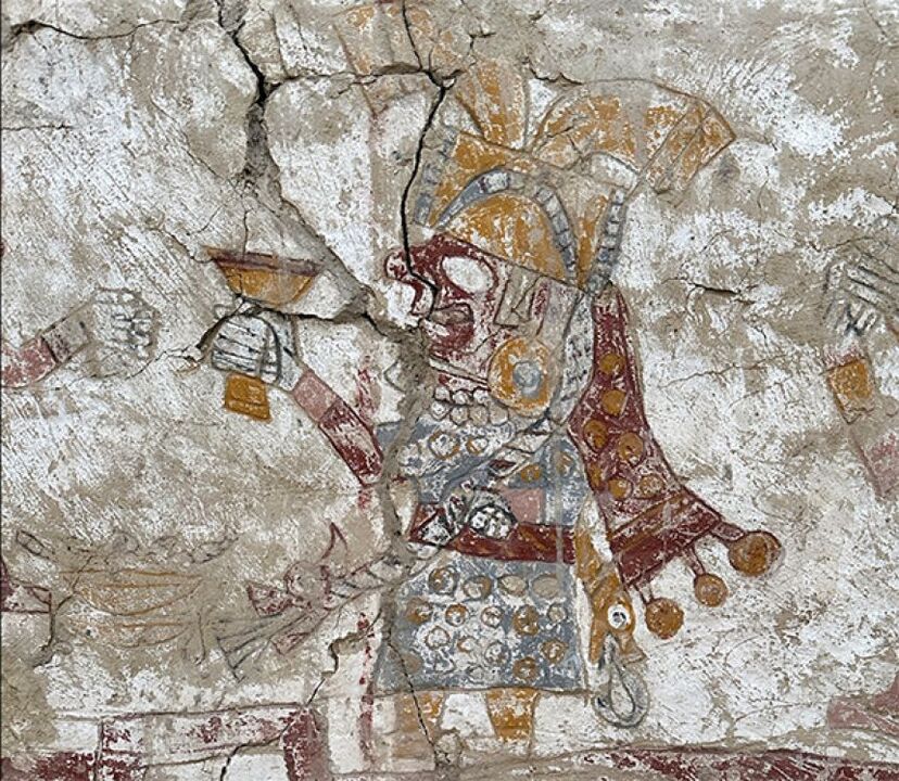 ペルーでモチェ文化時代の女王の座の間が発見される。描かれてい