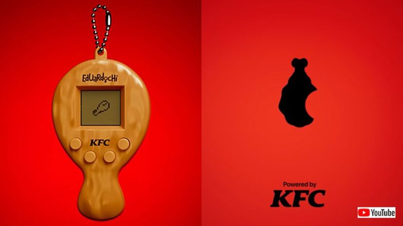 エドゥアルドっち KFC スペイン限定 フライドチキン育成電子ゲーム『エドゥアルドっち』スペインの