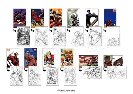 購入特典 全18種類 原画ラフポストカード 中外グレースカフェ