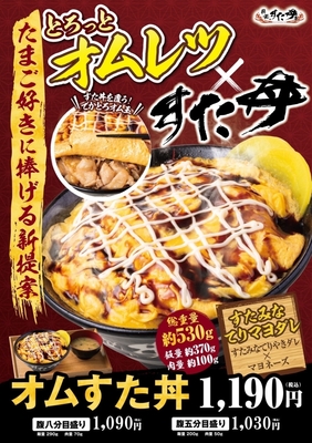 伝説のすた丼屋「オムすた丼」