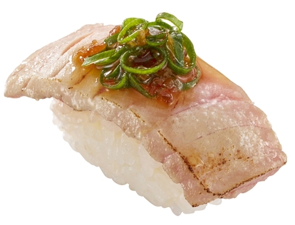 かっぱ寿司「本鮪中とろ塩炙り おろしステーキソース」