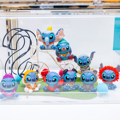 『リロ&スティッチ』ソフビパペットマスコット『Stitch in Costume』撮影