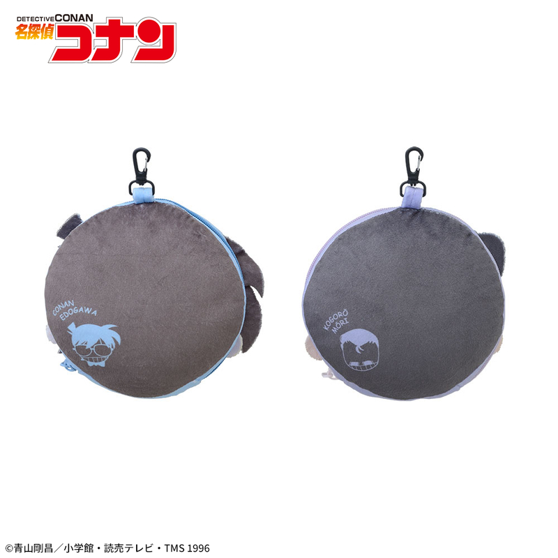 名探偵コナン 毛利小五郎 アイマスクピロー ポーチ パスケース