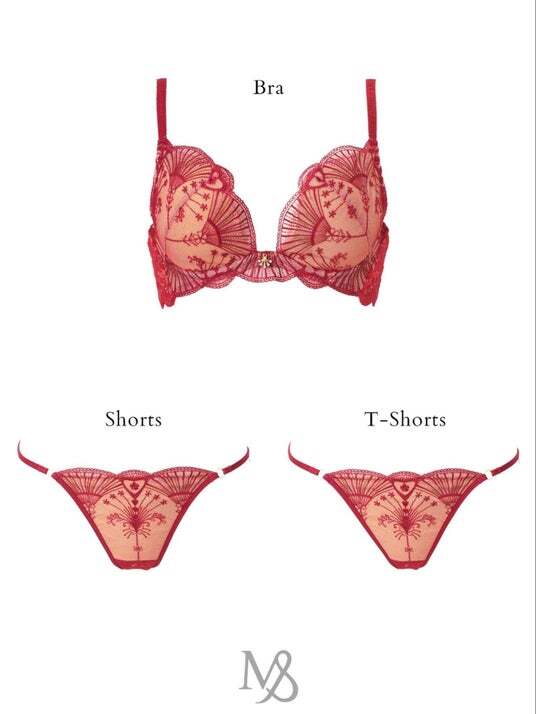 Mivera & /シルクグレースブラ/ショーツセット /GOLD Mivera & /シルクグレースブラ/ショーツセット /GOLD