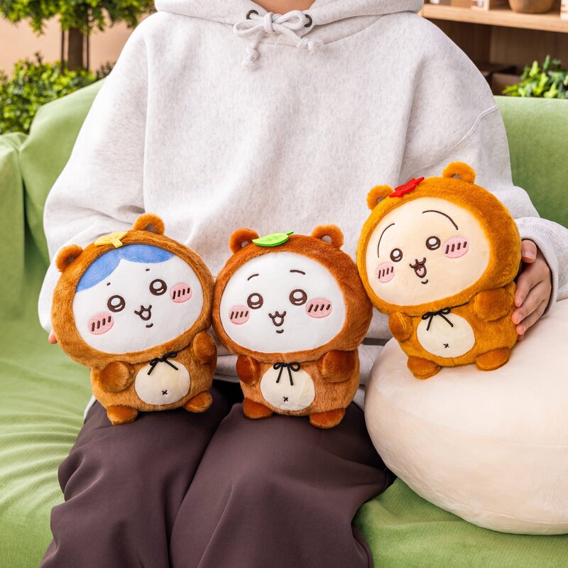 【2体セット】ちいかわ　たぬきだもんくじ　A賞　ドデカたぬきぬいぐるみ　うさぎ ちいかわ」ぜったい“たぬき”が当たる！「たぬきだもんくじ」発売