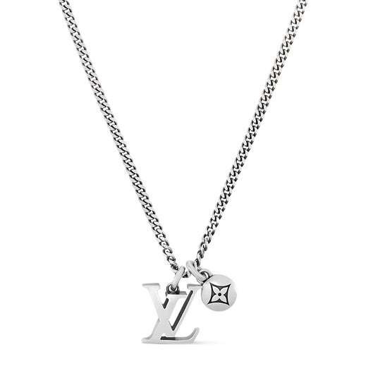 【光沢感あるシルバーが目を惹く♪】Louis Vuitton★ネックレス Amazon | [ルイヴィトン]ネックレス アクセサリー メンズ LOUIS