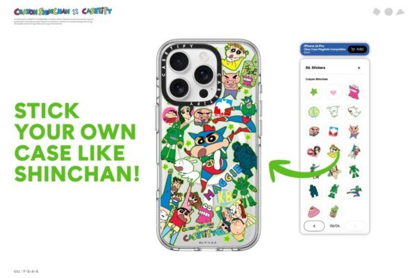 CASETiFY クレヨンしんちゃん イヤホンケース チョコビ コレクティブルイヤホンケース クレヨンしんちゃん