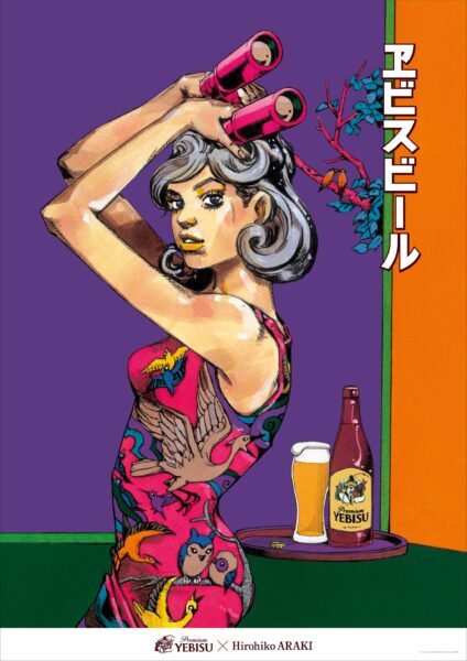 ジョジョ』の荒木飛呂彦氏が洋装の美人画を描き下ろした「五感で