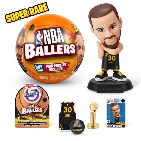 NBAスター選手のフィギュアがランダムで当たる！「NBA Ballers