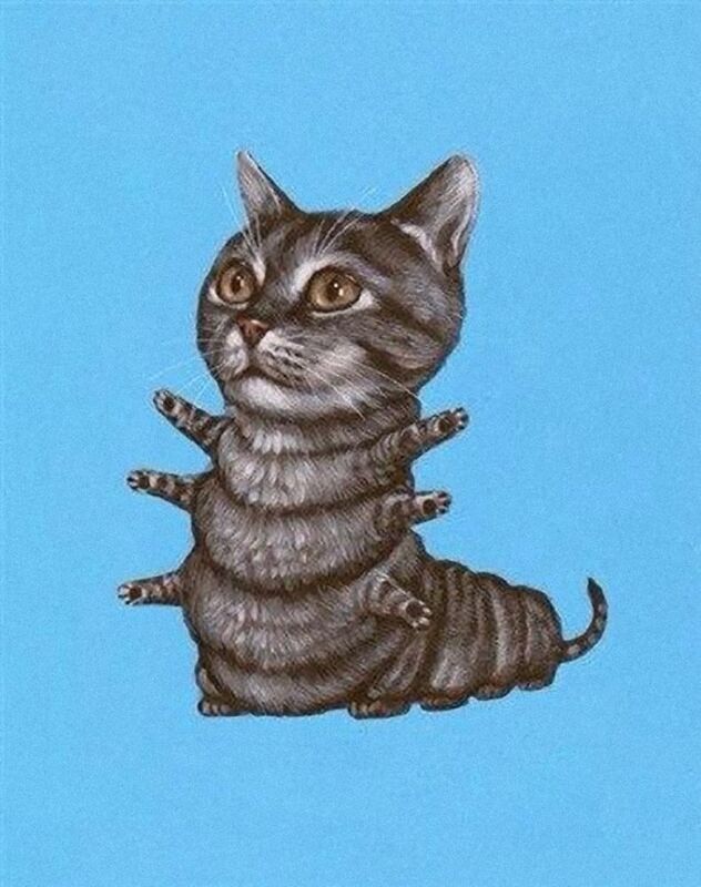 キティピラー　ソフビ　レア　猫　芋虫　キャタピラー　蓄光 キティピラー ソフビ レア 猫 芋虫 キャタピラー 蓄光