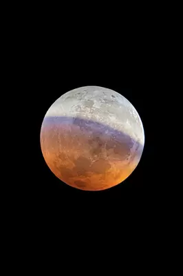 皆既月食の写真