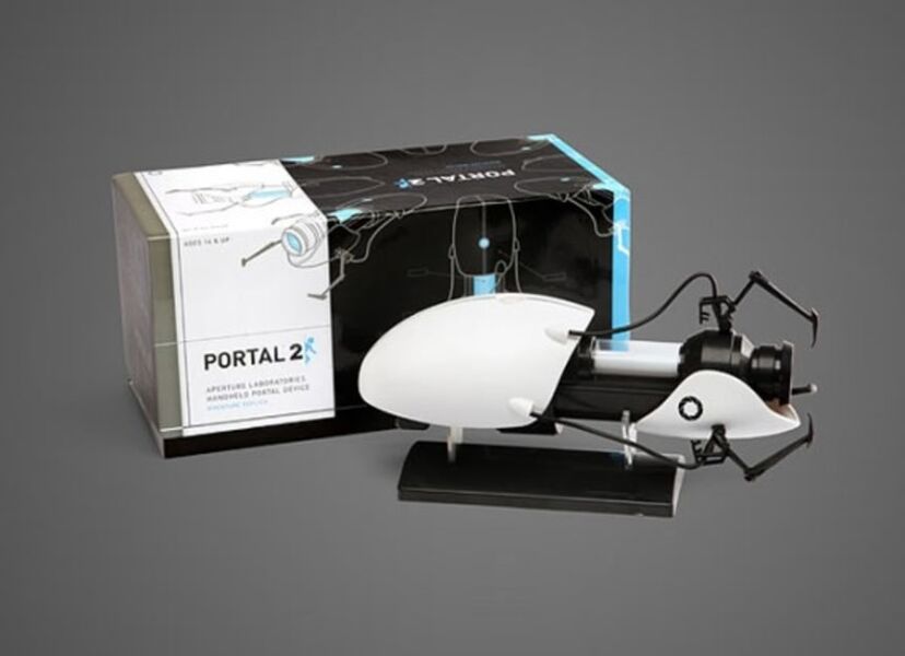 PORTAL 2  ポータルガン ポータルガン（ポータル2から） 無料3Dモデル - .3ds .obj