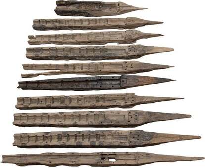 大砲の砲床の部分