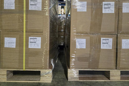 リーチフォークで運搬体験