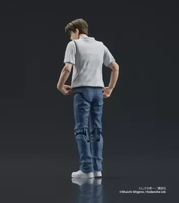 AE86のプラモデルに乗せる藤原拓海フィギュア