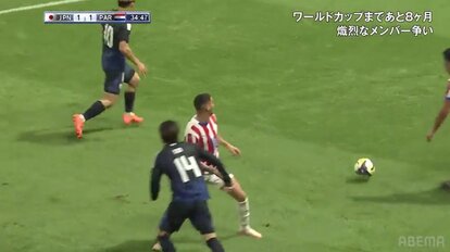 【映像】堂安の動き出し&伊東のスルーパス