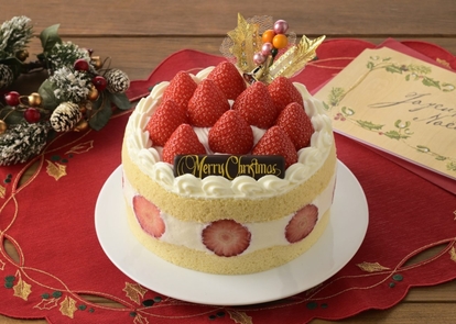 銀座コージーコーナー「たっぷり苺のデラックスクリスマス(4.5号)」