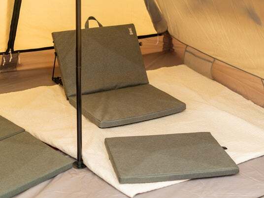 家でもキャンプでも使える】1人用折り畳みソファ「ザシキソファ