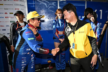 最前線を16年走り続けた名機「EJ20」がラストランで表彰台を飾った