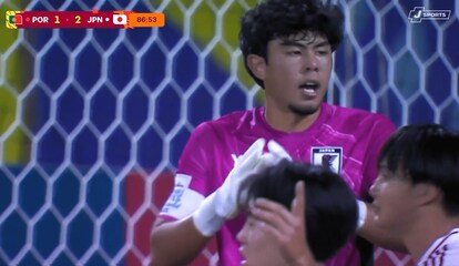 チームを鼓舞する村松