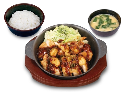 にんにく醤油の"揚げる"鶏テキ定食