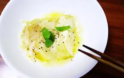 『りんごのチーズのせ』の完成写真(撮影:エニママ)