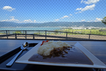 諏訪湖SAの「ハイウェイ温泉諏訪湖」