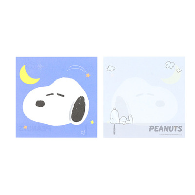 窓付スクエアメモ スヌーピー05