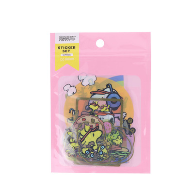 ステッカーセット ピンク01